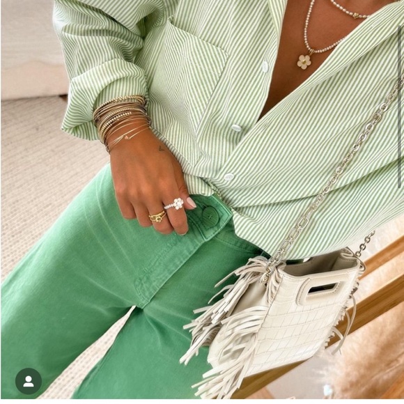 ZARA HIGH WAISTED ZW SAILOR STRAIGHT JEANS - Picture 4 of 9